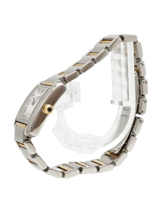 Cartier Tank Francaise SM White Dial Watch main image 8